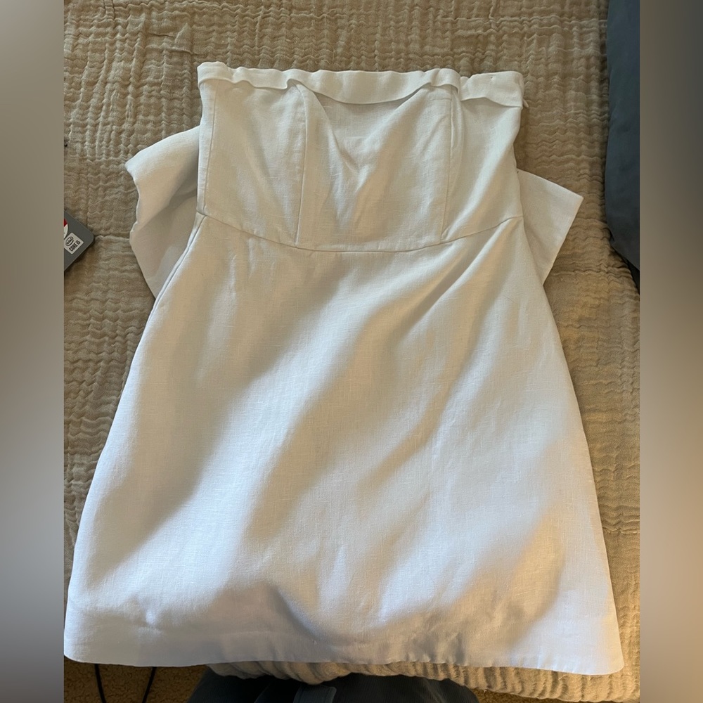 Mini linen dress worn once and dry cleaned